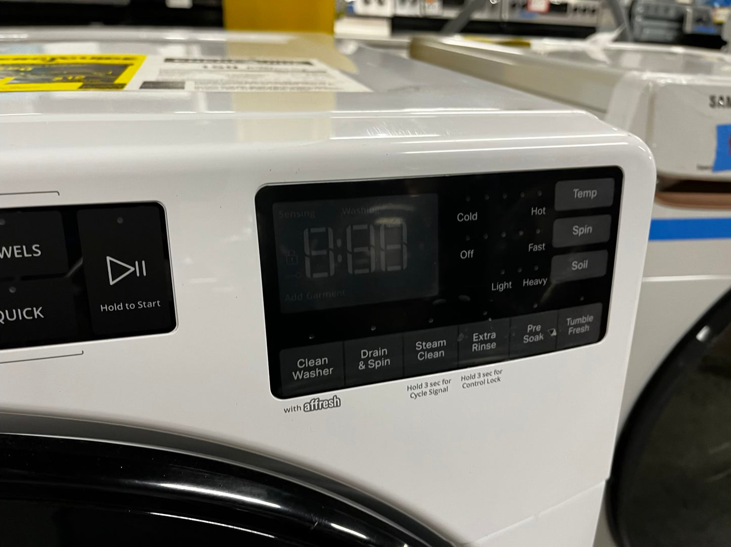 Open Box 📦 scratch & dent - Whirlpool 5.0 cu. ft. High Efficiency White Stackable Front Load Washing Machine with Load & Go XL Dispenser #WM132TB