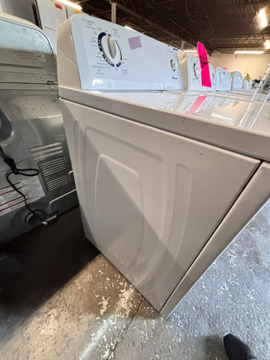 >Amana 29” large capacity electric dryer 220v side by side used-refurbished #AEDZ66B
