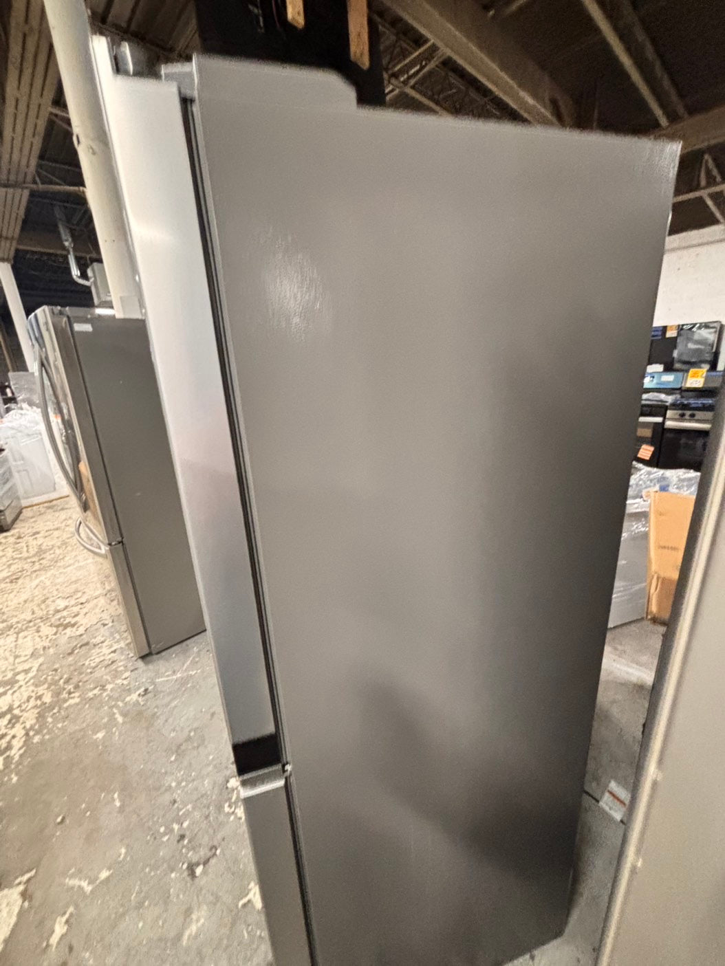 >special🎈New open box 📦 costumer return whirlpool- 23 cu. ft. Counter depth 19.4 cu. ft. Counter Depth French Door Refrigerator in Fingerprint Resistant .. #RWVYY41B