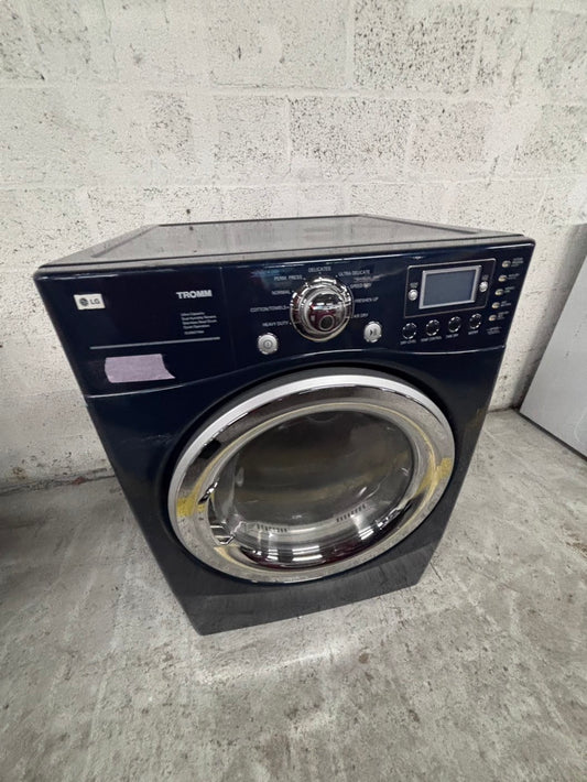 >special 💥✅LG sensor Dry front load stackable electric 220v dryer in navy blue 27" #EDLJJ8B
