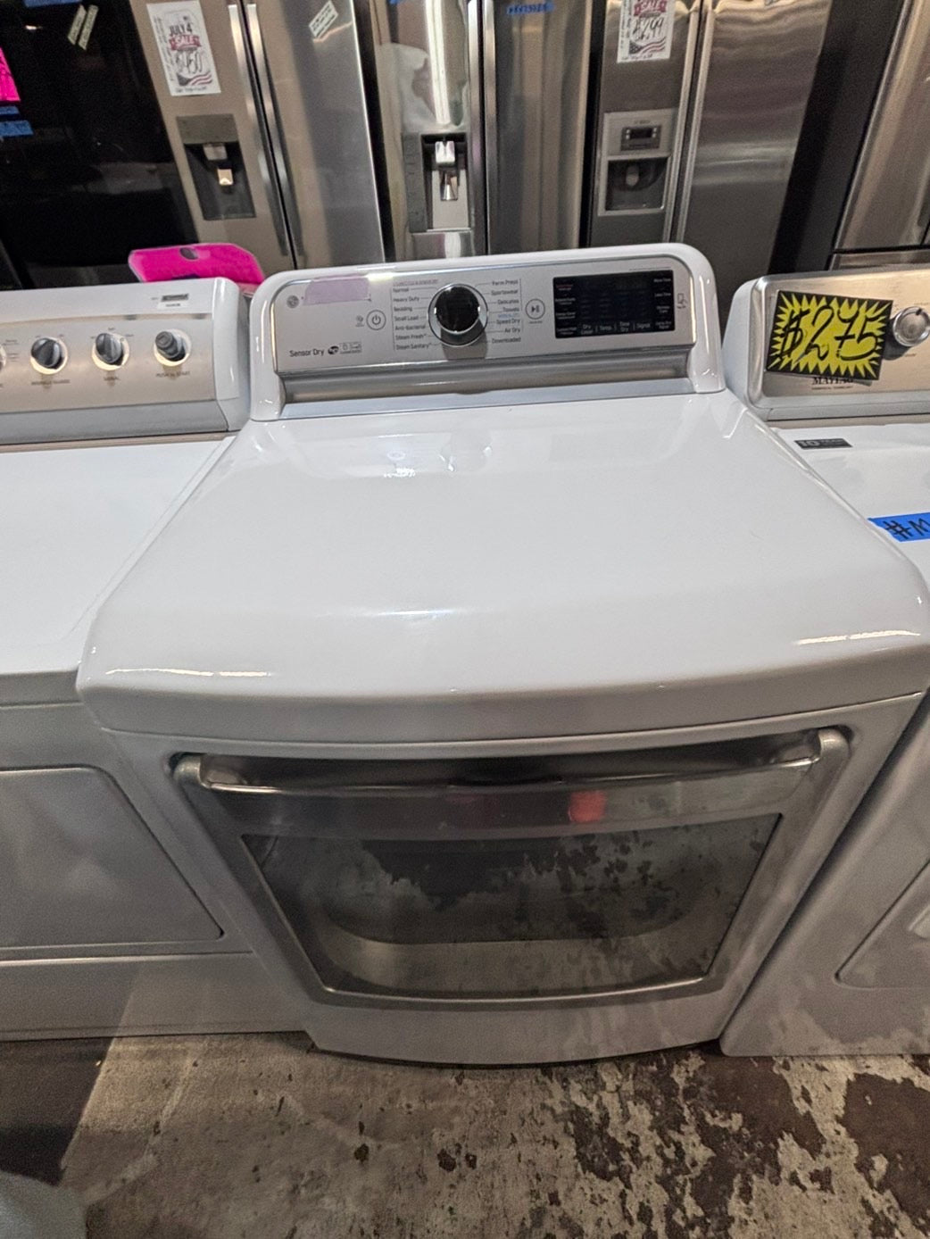>*LG side x side extra large capacity electric 220v dryer   27” used -Refurbished #SELG65B