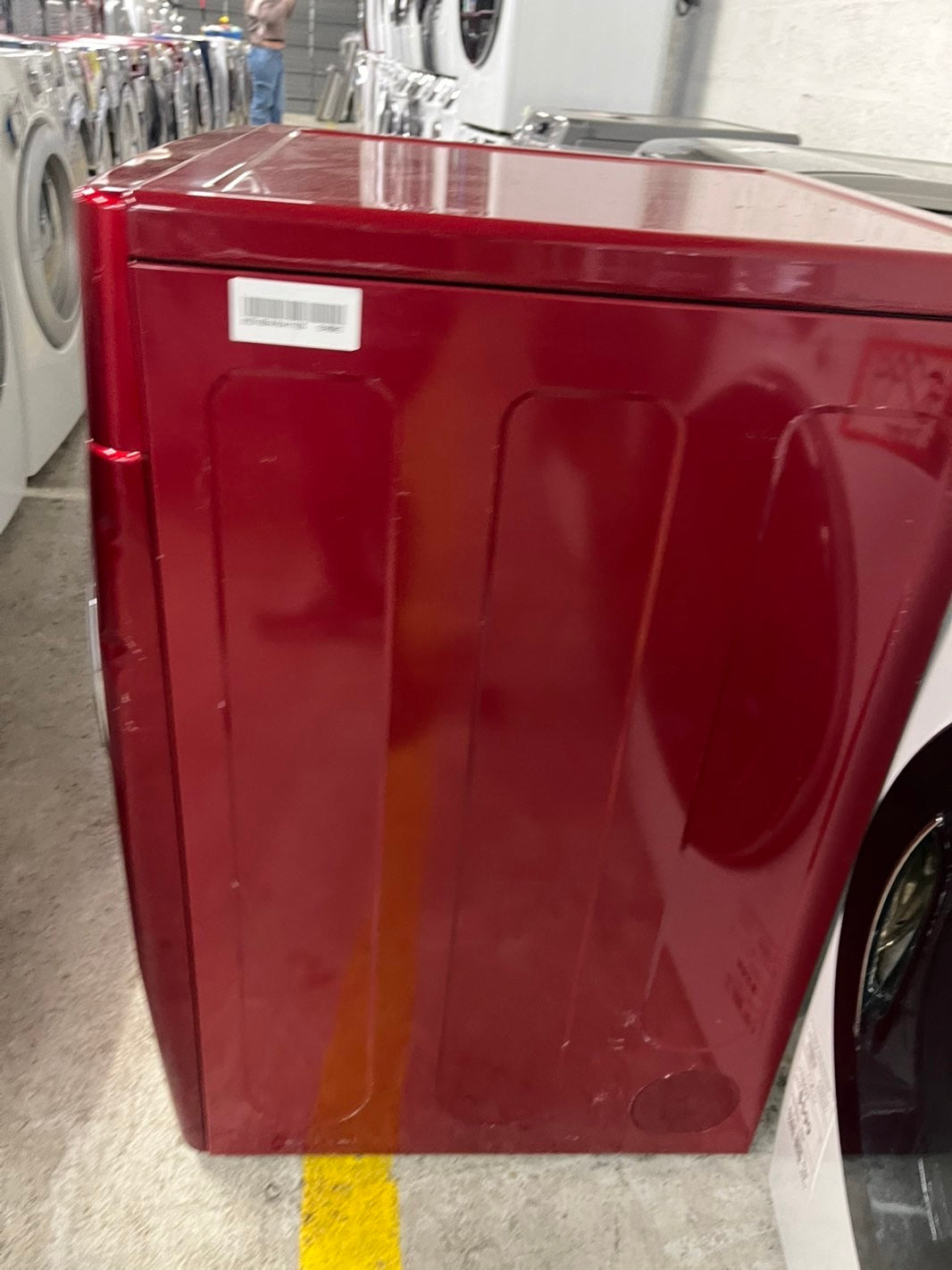 -🔥Black Friday ‼️LG Red Steam Front-Load Electric Dryer With 7.3 Cu. Ft. Capacity stackable 220v dryer  27" #EDLG51B