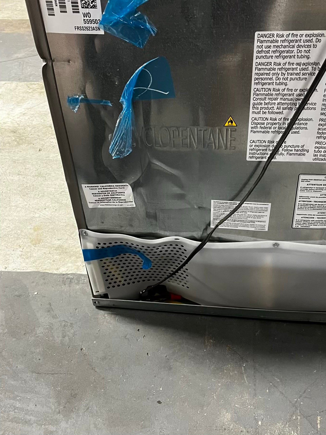 * 🎉 BlacK Friday ⚡️ Open Box 📦 | scratch & dent Frigidaire side x side  refrigerator w/ice water dispenser stainless steel 36" #RF34741B