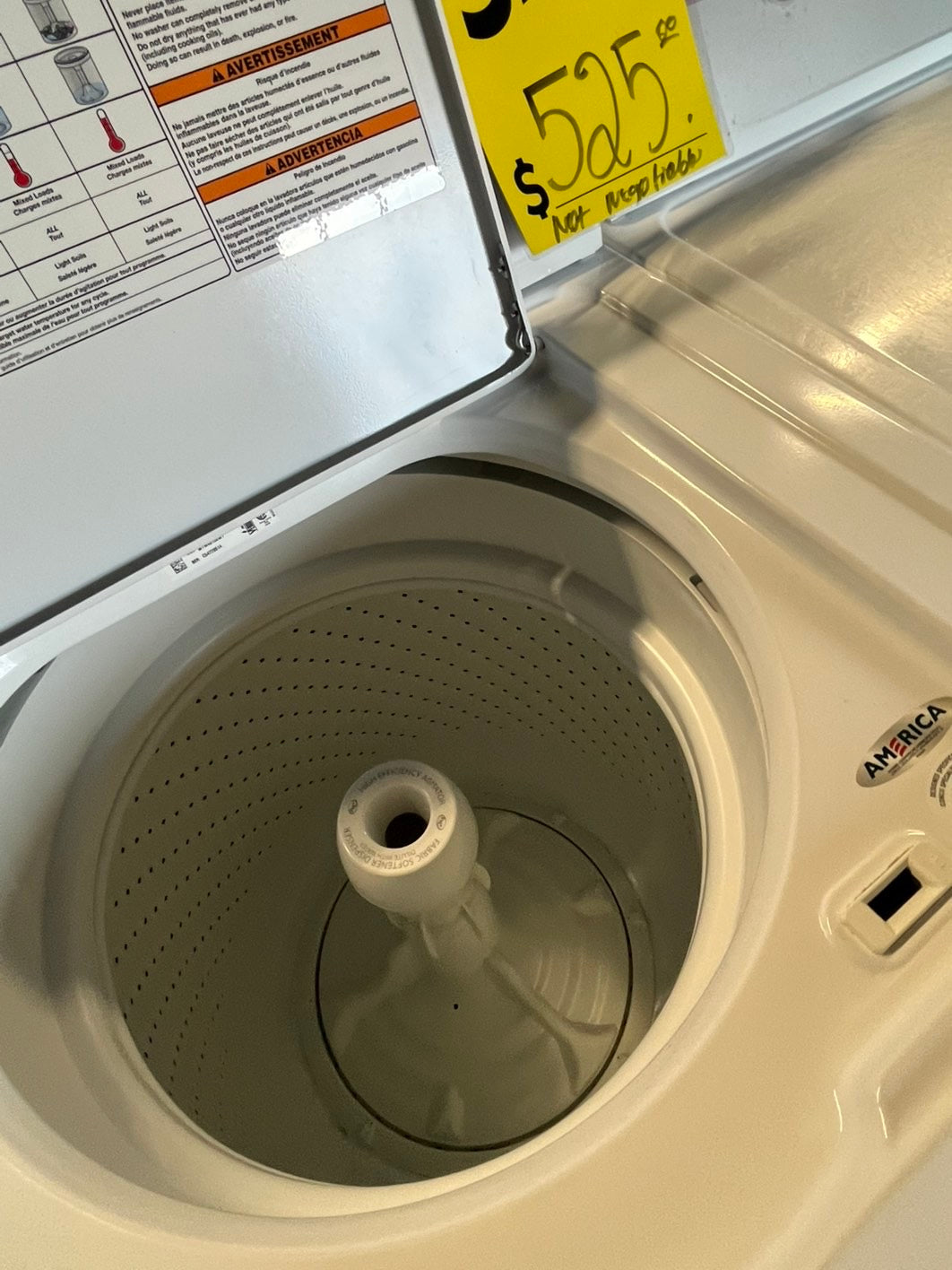 🎉 =Whirlpool dryer side by side electric 220v large capacity & top load washing machine with removable agitator used-Refurbished #WDWH23B