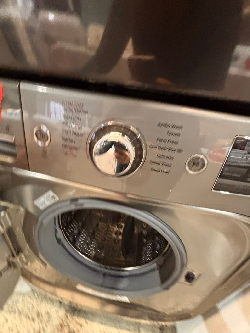 }}special 🔥Gas ,LG washer & dryer mix & match set GAS front load jumbo size stackable stainless steel drum 29" used,Refurbished working 💯 with warranty #WDG306RB