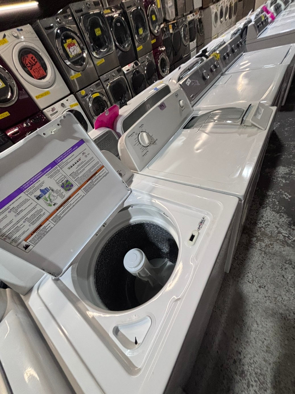 >*sale🔥Roper top load washer  & electric dryer 220v  set top load side by side #SPR2T1B