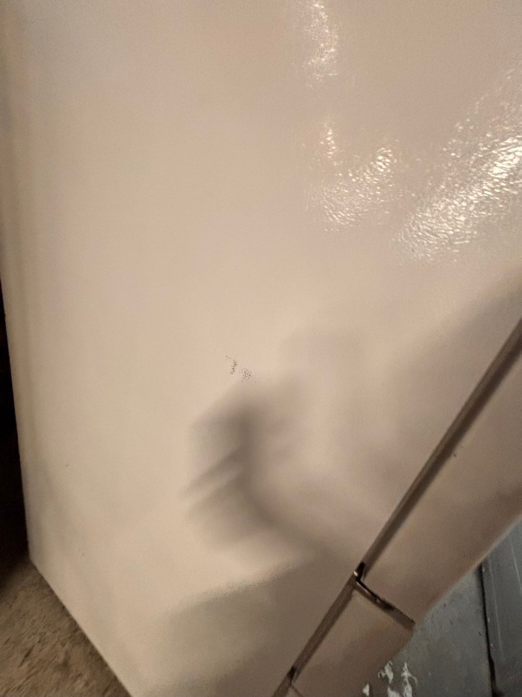 }}Samsung used-Refurbished 36”w x69h x 30” 4 doors  refrigerator white  w/ice & water dispenser  (👀The numbers on the screen are only partially visible).  #SSWF73B