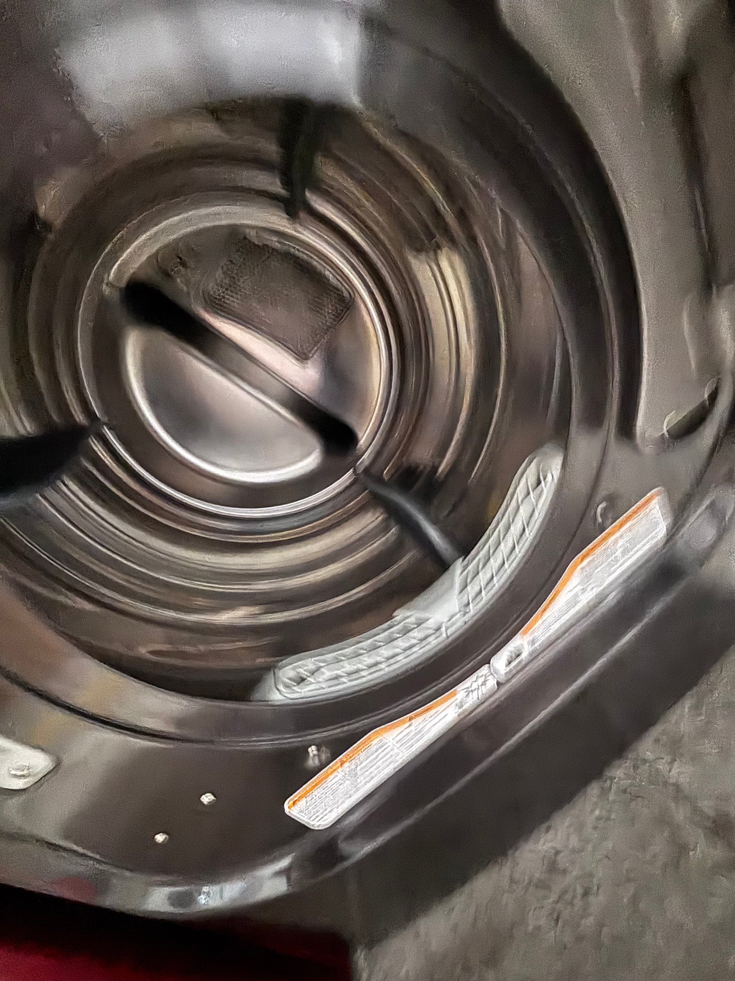 >>LG gas steam Dryer 29” mega capacity -gray front dark stainless steel drum large capacity 8.2cu.ft used- refurbished #GL55D8B