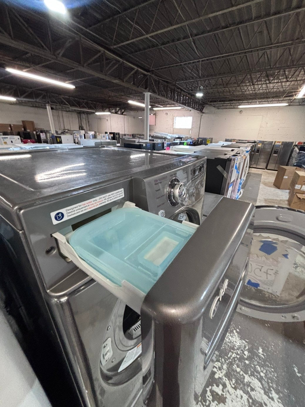 >*early July 4th special 🇺🇸LG washer & dryer set electric 220v front load stackable or side by side - sensor dry in gray  #WEDS22BSET