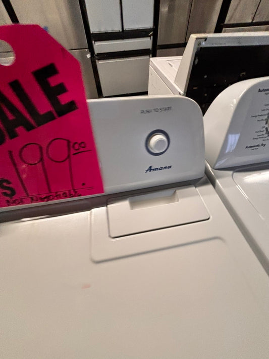 >sale🔥Amana  29” large capacity electric dryer 220v side by side used-refurbished #AD6DR5R
