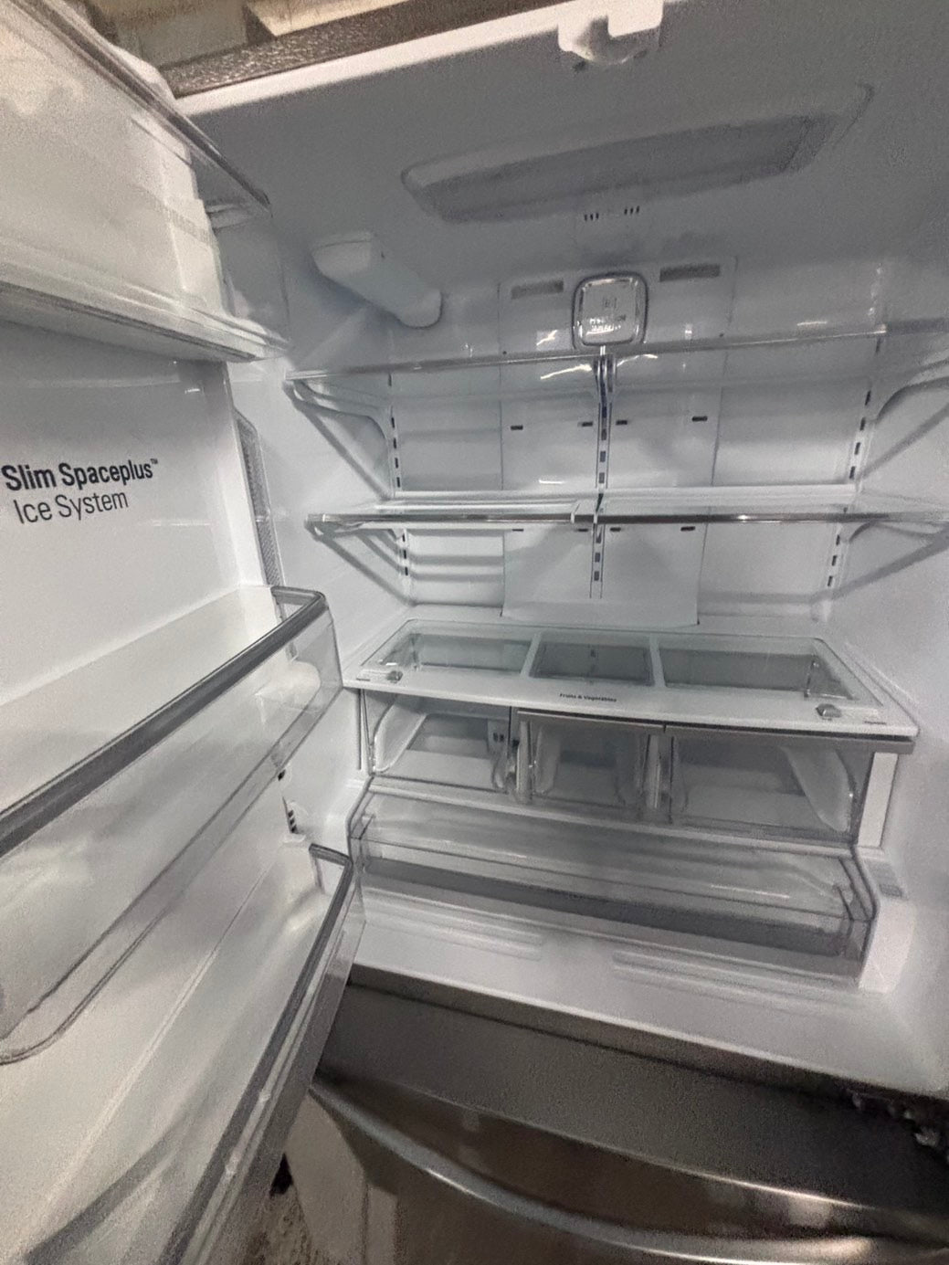 >LG French door Refrigerator counter depth stainless steel w/ ice water dispenser 36" #ARF31B