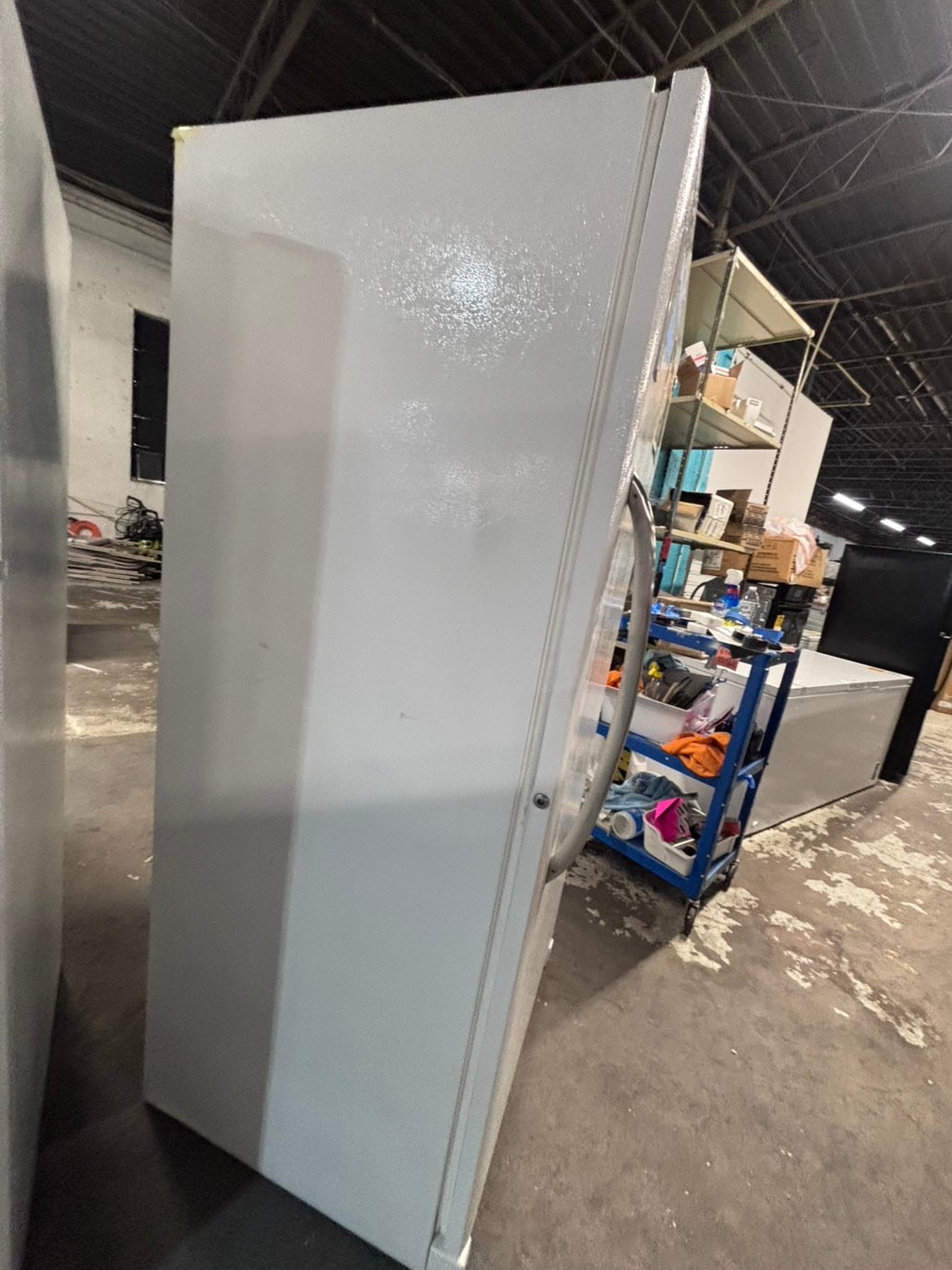 >>GE up-right freezer white 21 cu.ft Refurbished-used #RFF20CZ1B