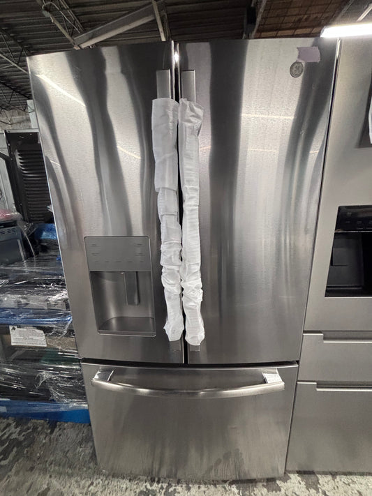 >>Used great condition used-Refurbished GE 36”w x69h x 29.1/5 depth refrigerator stainless steel w/ice & water dispenser 36 “ #FDF29U3B