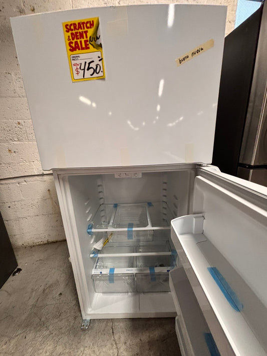 >Open box 📦 New S/d -Frigidaire
30” in. Top Freezer Refrigerator in white color  #RFW99B
