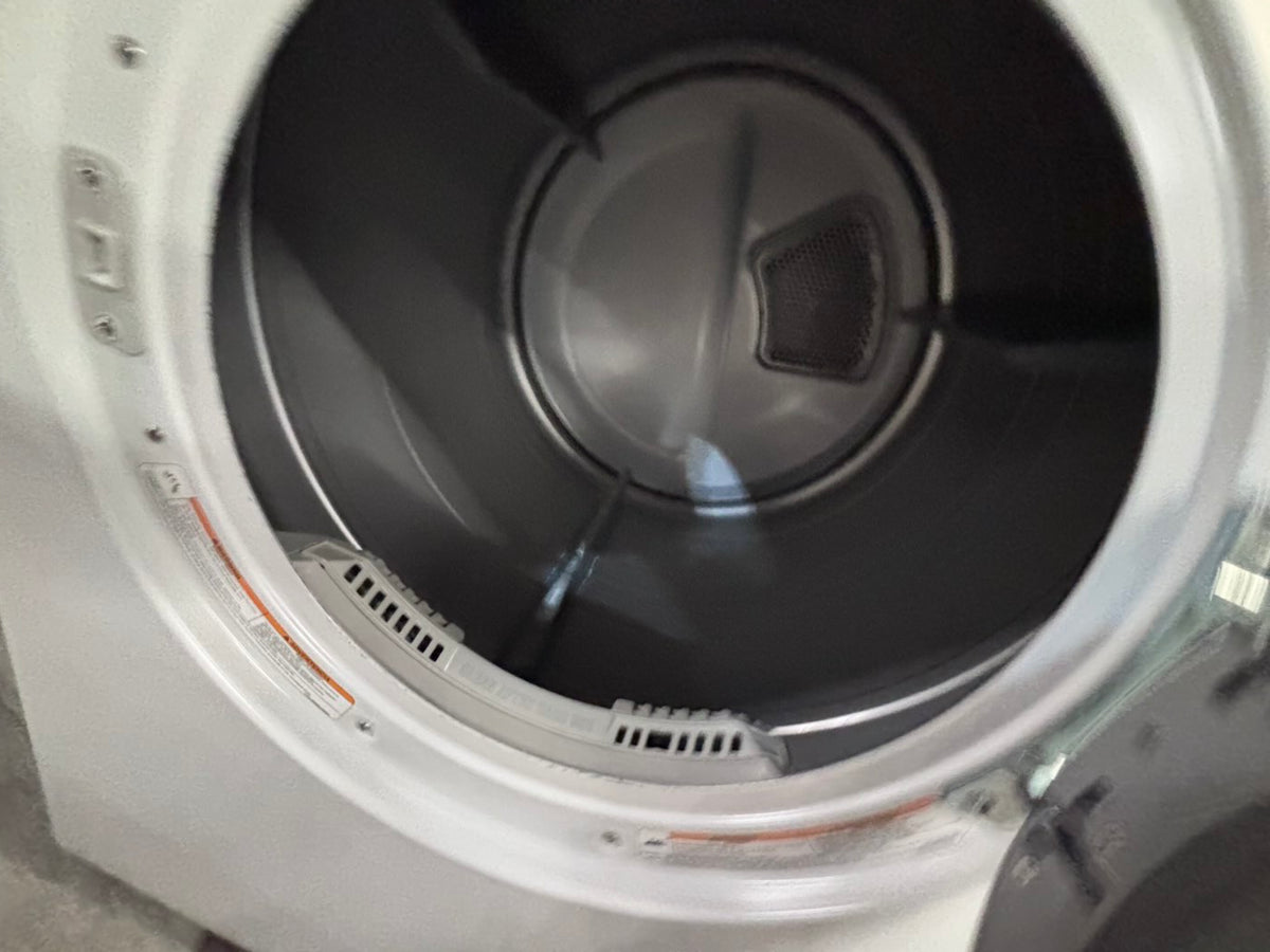 }LG  front load stackable electric 220v dryer in gray color used-refurbished 27" #DR1912B