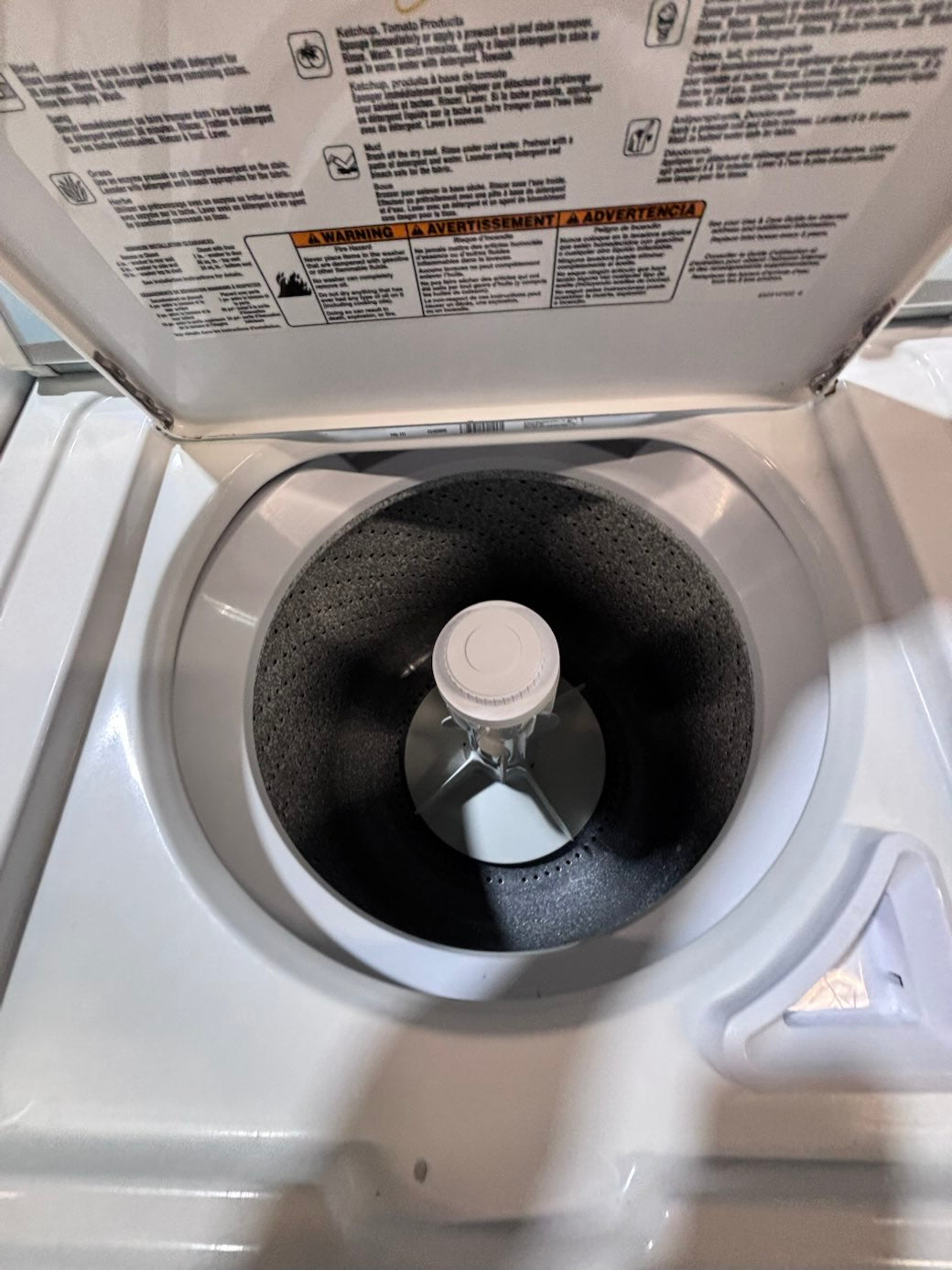 } whirlpool Top load washing machine w agitator 27" in good condition,working 💯 used-Refurbished #TW2141B