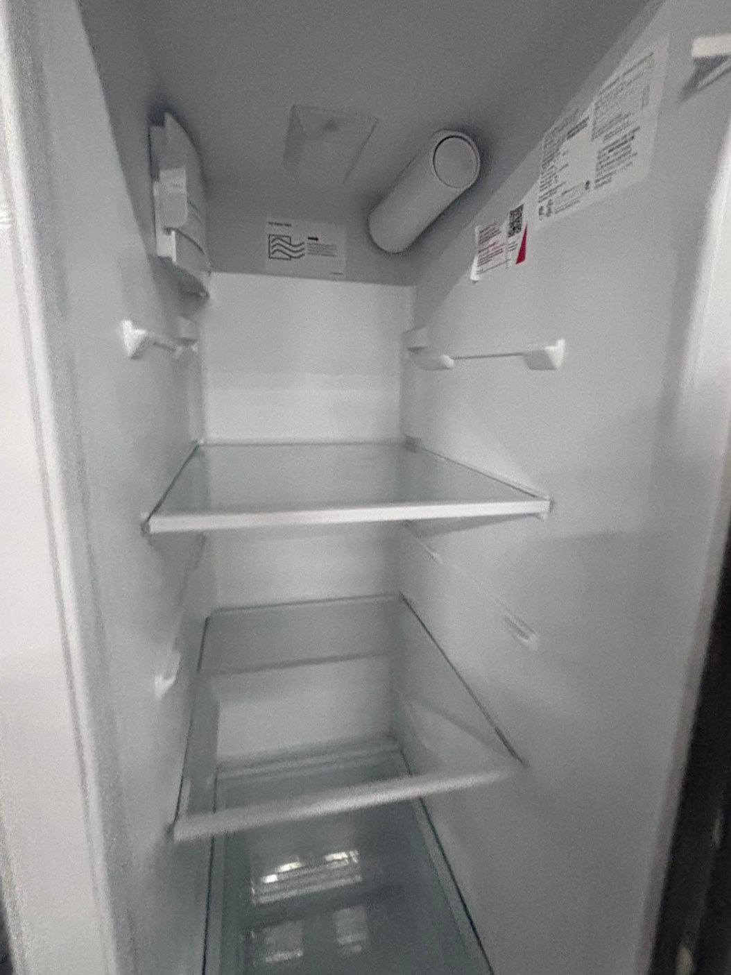 >used-refurbished Frigidaire 33” Side by Side Refrigerator stainless steel w/ice water dispenser  - #RFUR33LB