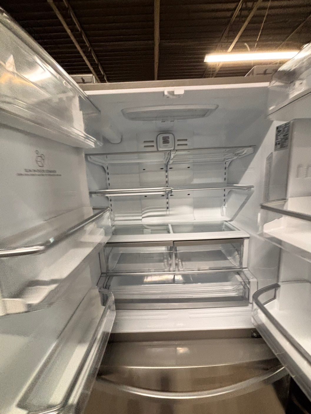 >special combo 2pc. Kenmore French door Refrigerator 36” stainless steel with water dispenser & ice maker & electric stove 5 burners & both same brand #RFXV421B
