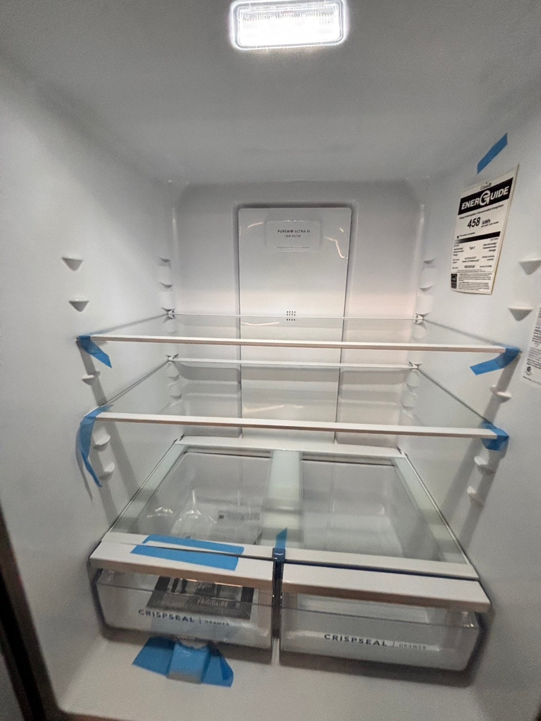 >frigidaire Open box 📦 New S/d 31.5 in. 18 cu. ft. Counter Depth French Door Refrigerator in Fingerprint-Resistant Stainless Look       #RYFG18LB