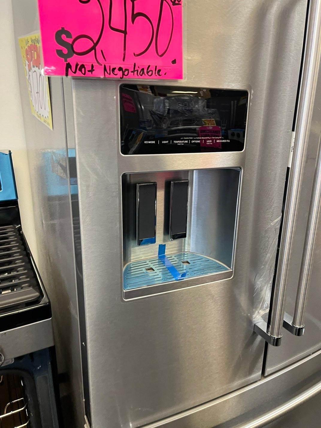 🎉🥳 =2Pcs package kitchen. New scratch&Dent Kitcheniad 36” French Door fridge stainless steel & Gas range 5 burner stainless steel 30” #RFRGA24BL