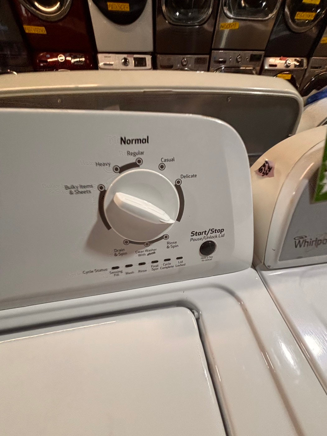 >*Roper Top load washing machine w agitator 27" in good condition,used like new -Refurbished #WTPR3B