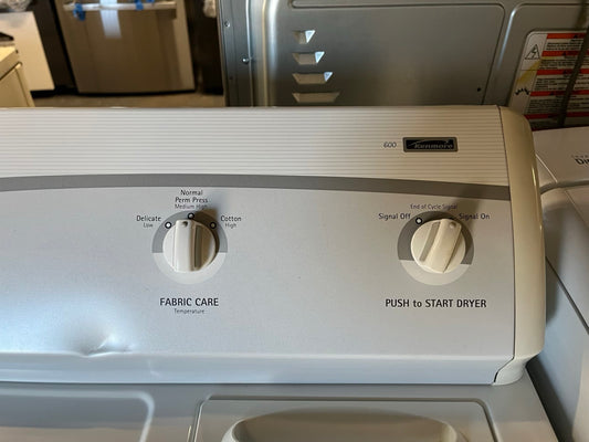 - Kenmore electric 220v dryer side x side #WD930NB