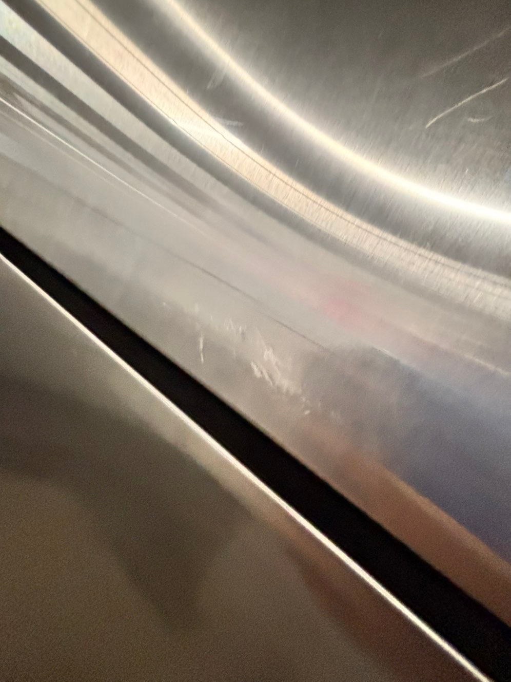 >Whirlpool 30” top freezer fridge stainless steel used-refurbished #RF117B