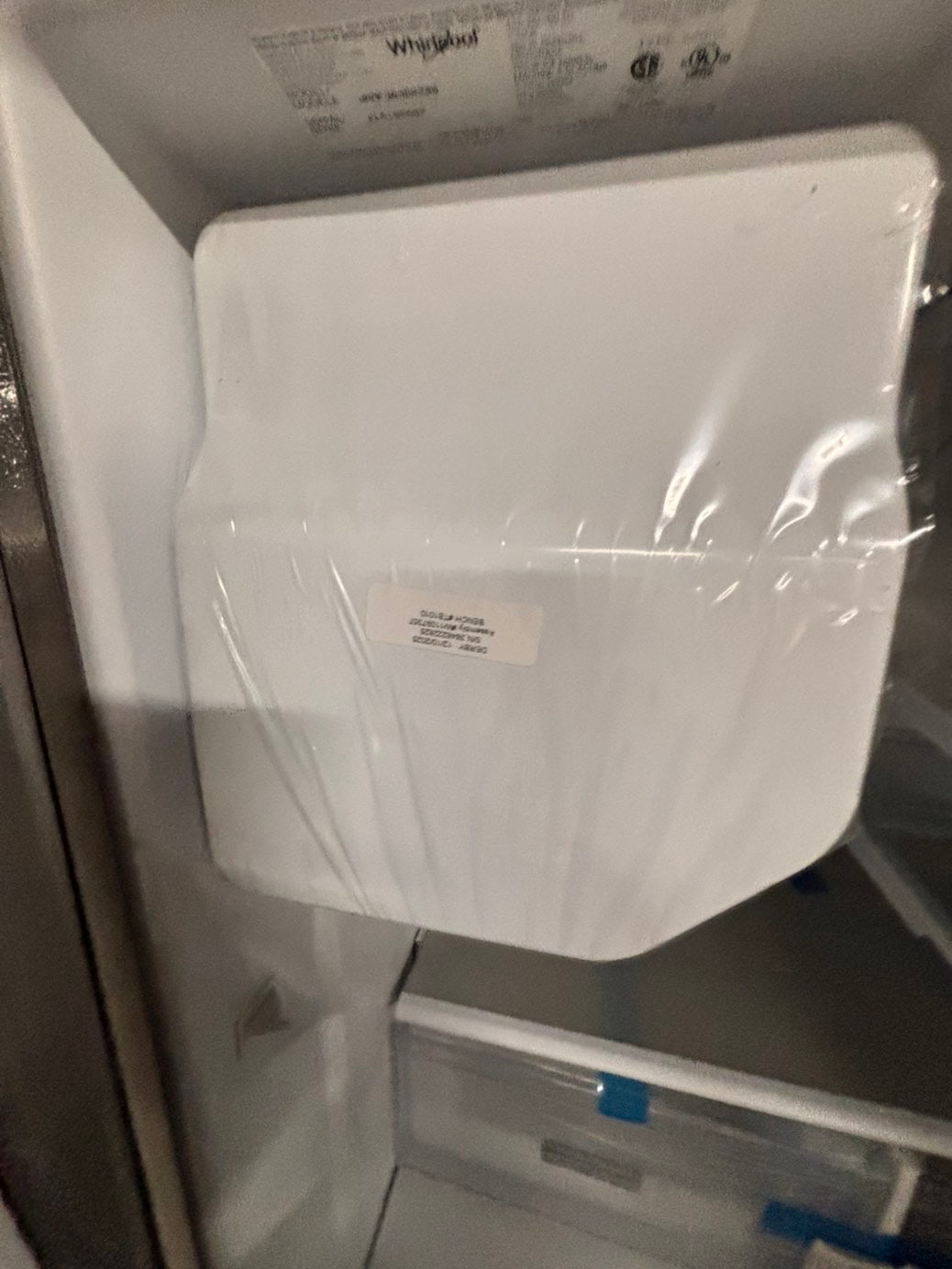 >Whirlpool - 25 Cu. Ft. Wide French Door Bottom Mount Refrigerator with Two-Tier Freezer Storage - Stainless Steel #FDWR331B