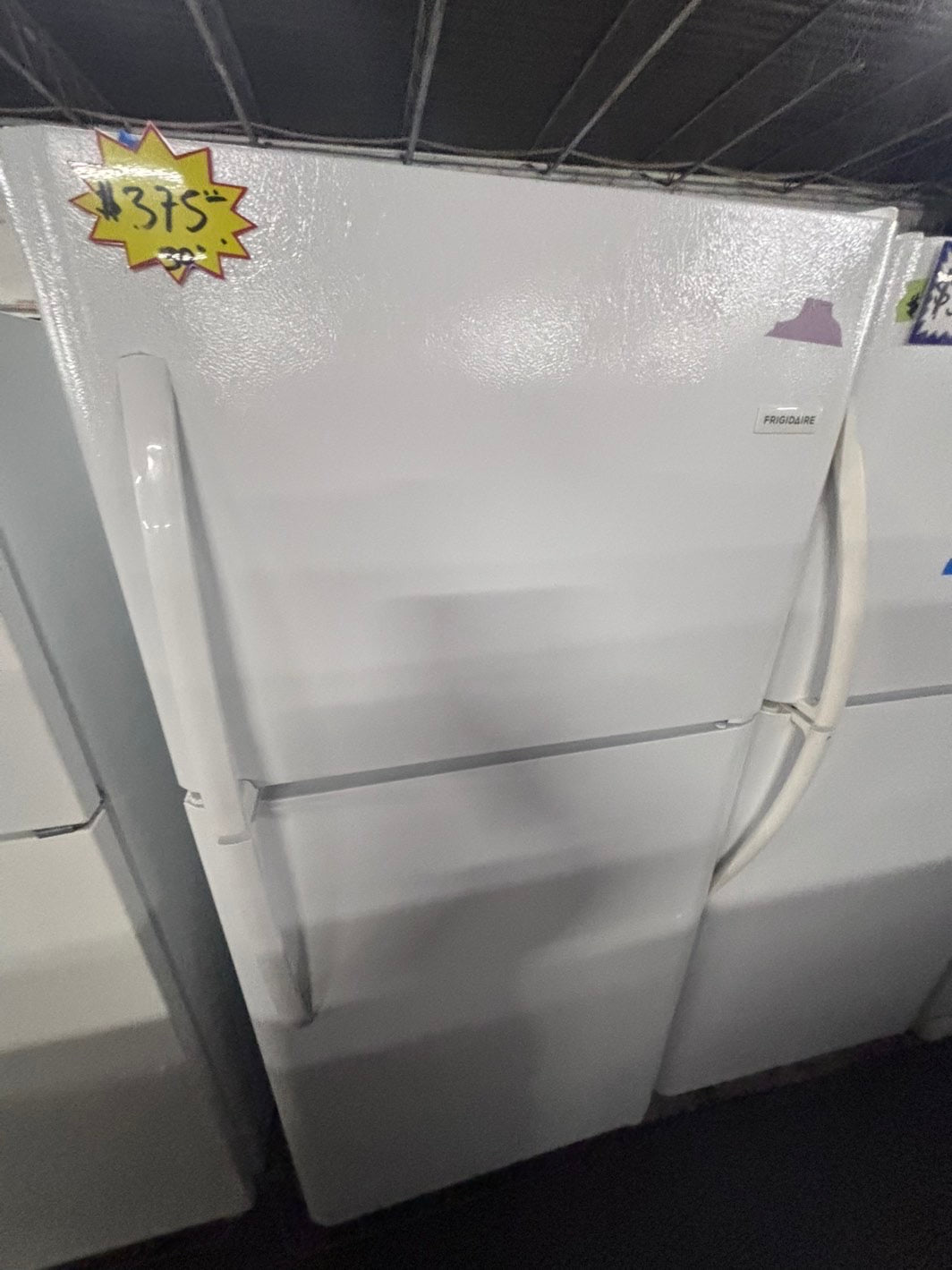 >Frigidaire 21cu.ft -top freezer refrigerator white used refurbished 30” #RFKWHB
