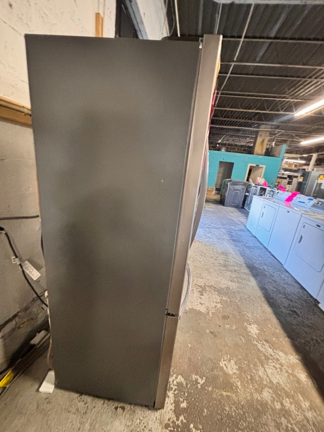 >frigidaire Open box 📦 New S/d 31.5 in. 18 cu. ft. Counter Depth French Door Refrigerator in Fingerprint-Resistant Stainless Look       #RNZG18LL