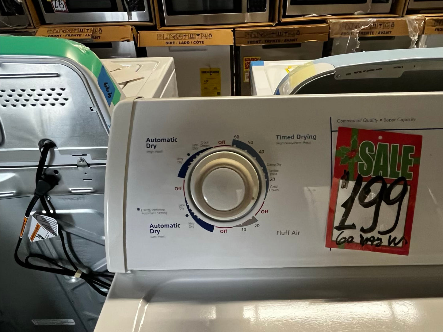 🎁Holiday Sale 🎄Whirlpool gas dryer side by side large capacity in white 29” #GD396T1B