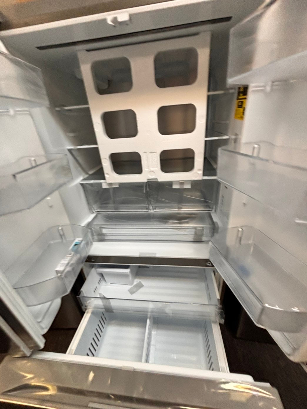 >New open box 📦 samsung 4-doors Counter Depth French Door Refrigerator 22cu.ft in Stainless Steel  #RFSGG1B 36” in