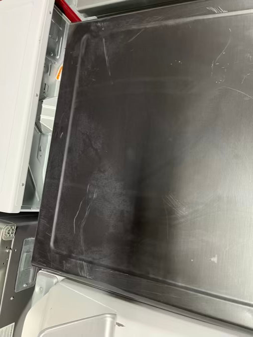 Open Box | Scratch & dent Open Box - Scratch & Dent Samsung - 7,5 Cu. Ft. Stackable Electric 220v Dryer with Sensor Dry - Fingerprint Resistant Black Stainless Steel 27” #RF2075B