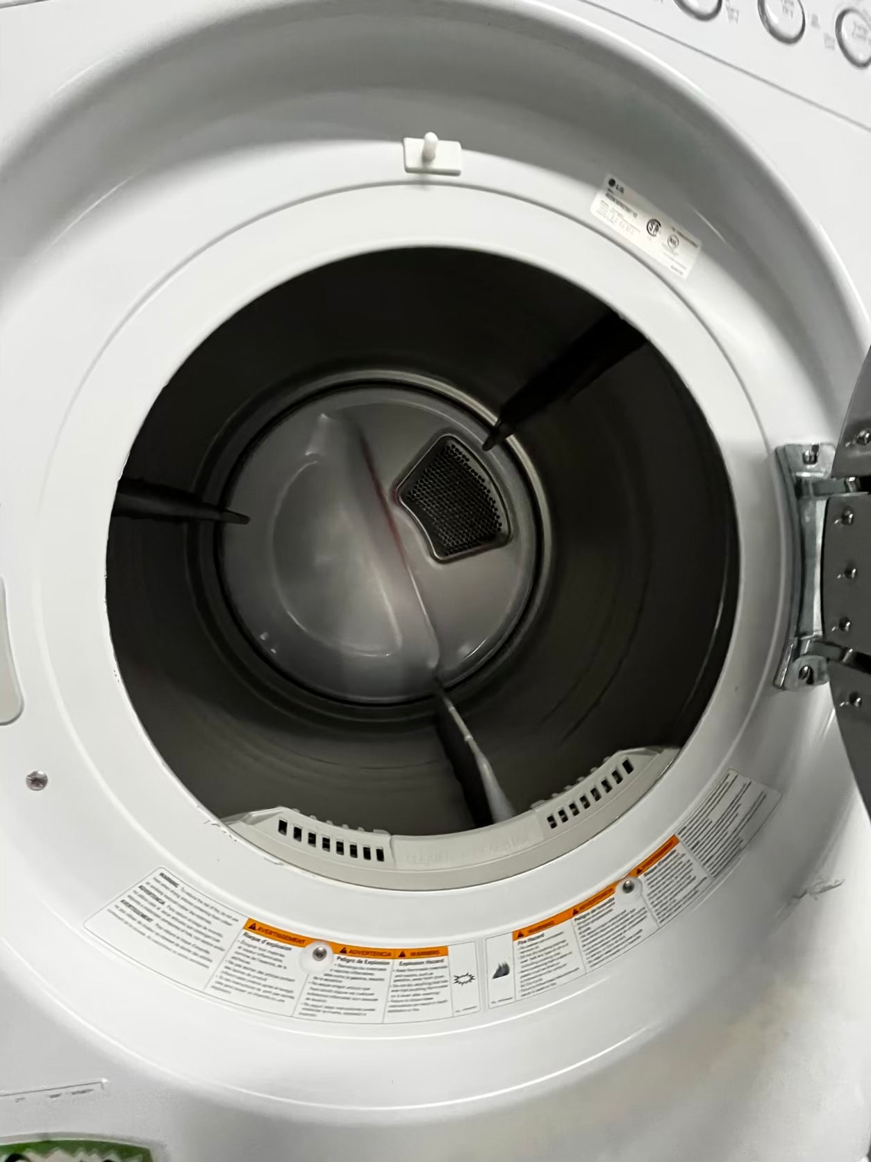 LG washer 4.5 cu ft & dryer 7.5 cu ft set electric 220v front load stackable or side by side - sensor dry He in white  #WD78382B