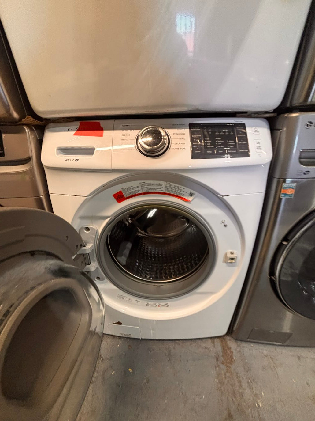 }}clearance 🔥🔥Samsung steam washer 4.5 cu ft & dryer 7.5 cu ft set electric steam 220v front load stackable or side by side - sensor dry white color   #WSH11SET