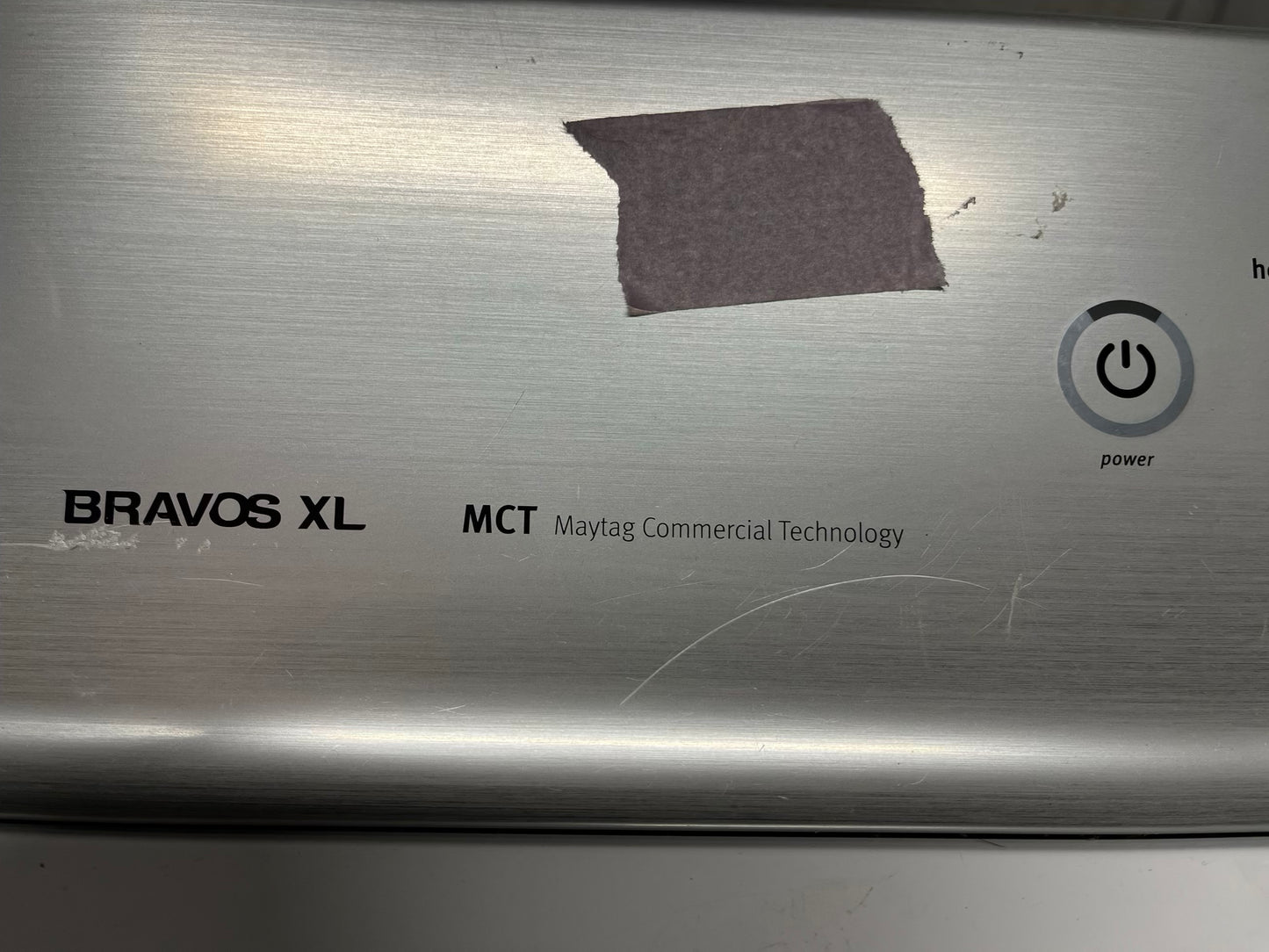 Maytag Bravos electric 220v in white front load side x side jumbo size large capacity 29" refurbished #ED348JB