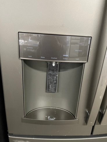 *🔥Black Friday Deal🔥Used | Refurbished GE 36” French door refrigerator slate color w/ice water dispenser 36" stock number #RFGP23PB