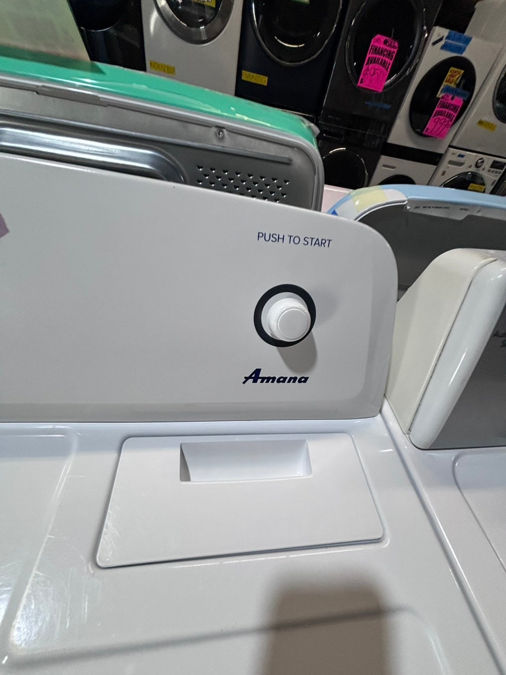 >*Amana 29” large capacity electric dryer 220v side by side used-refurbished #AMEK12B
