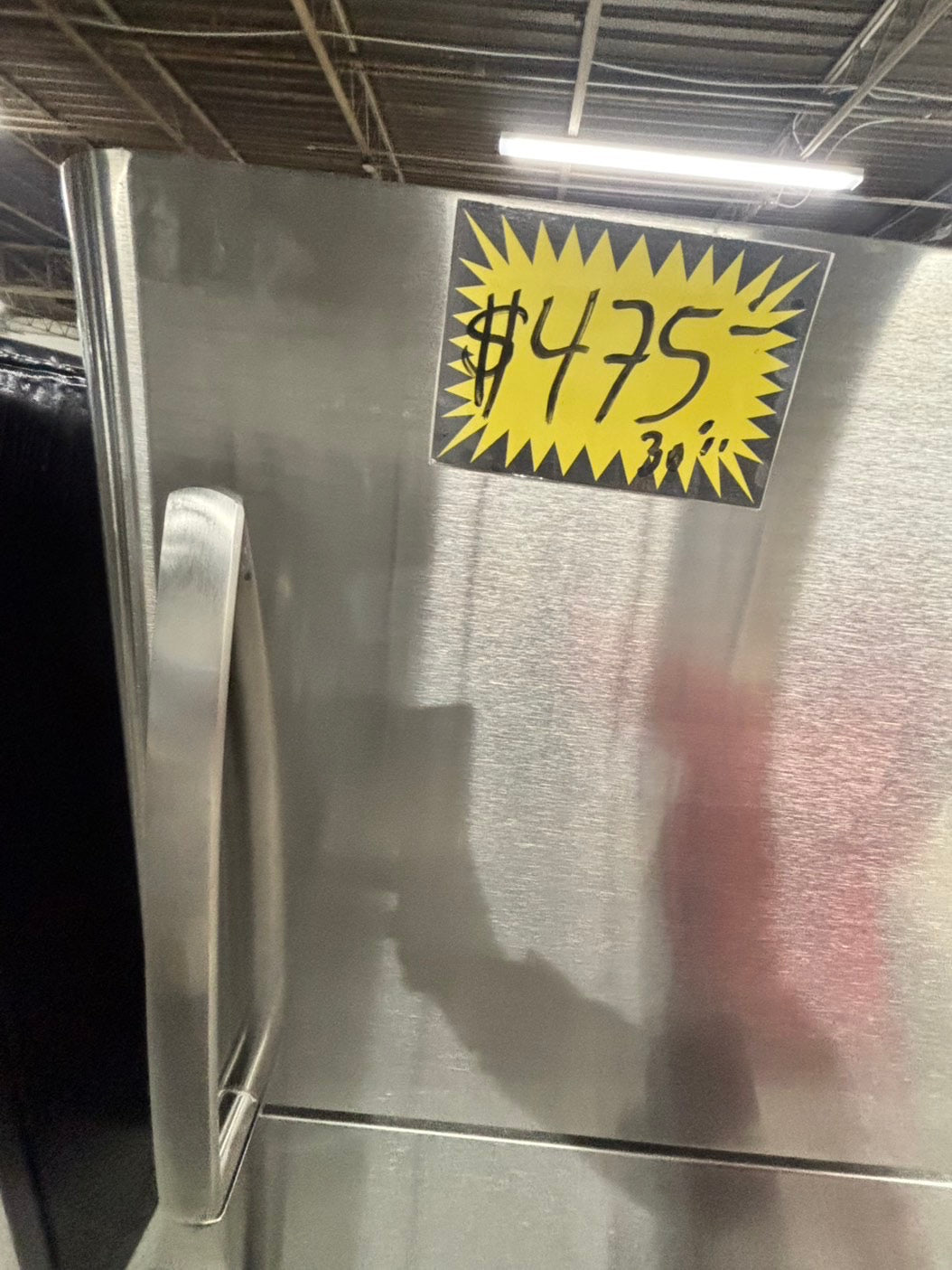 * Frigidaire  stainless steel 21cu.top freezer refrigerator in stainless steel ,no ice maker 30" #RF2173B