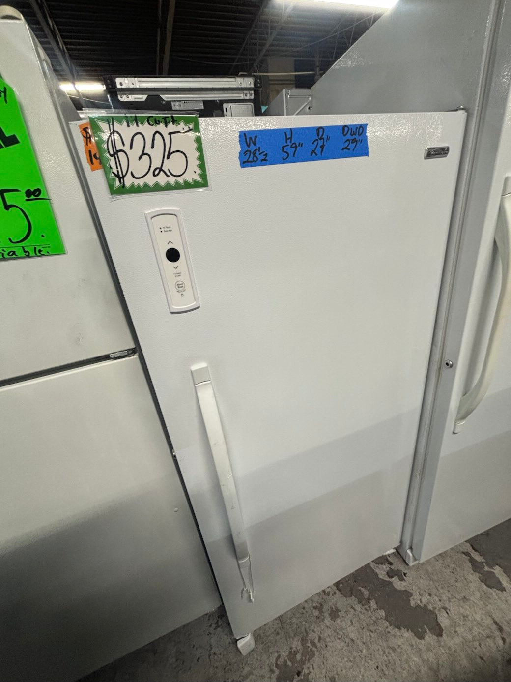 } Kenmore up-right freezer white 14.cu.ft Refurbished-used #AEU114B