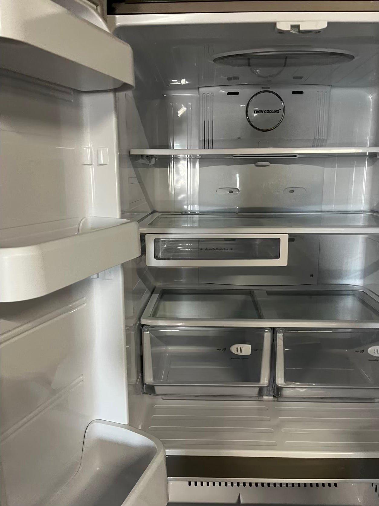 🎄Holiday Sale 🎁Used | Refurbished Samsung  32”  French door refrigerator counter depth slate *NO ice maker- stock number #RF72C3B