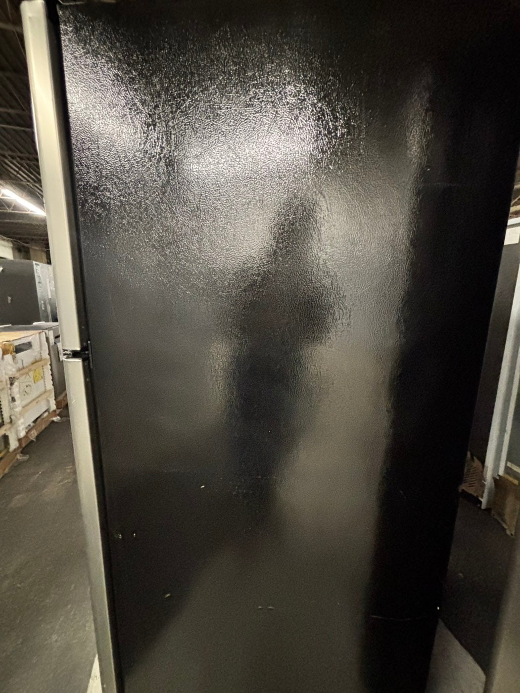 -GE Top freezer Refrigerator with ice maker inside -stainless steel |  30” in Refurbished Item number #RFS653VB-TR