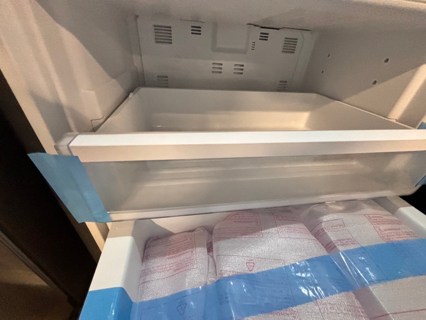 >frigidaire Open box 📦 New S/d 31.5 in. 18 cu. ft. Counter Depth French Door Refrigerator in Fingerprint-Resistant Stainless Look       #RYFG18LB