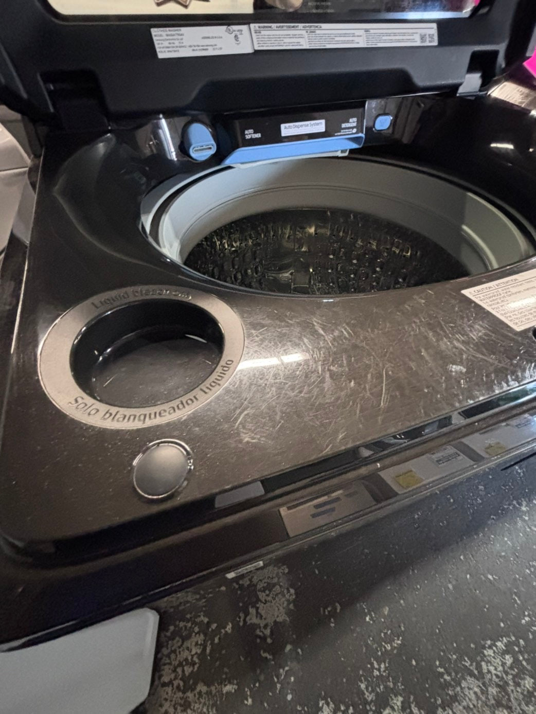 >*july 4th sale 🇺🇸samsung dark gray mix & match top top load washer large capacity & dryer set electric 220v side x side top load stainless steel drum white color used-refurbished #WSNN8VB
