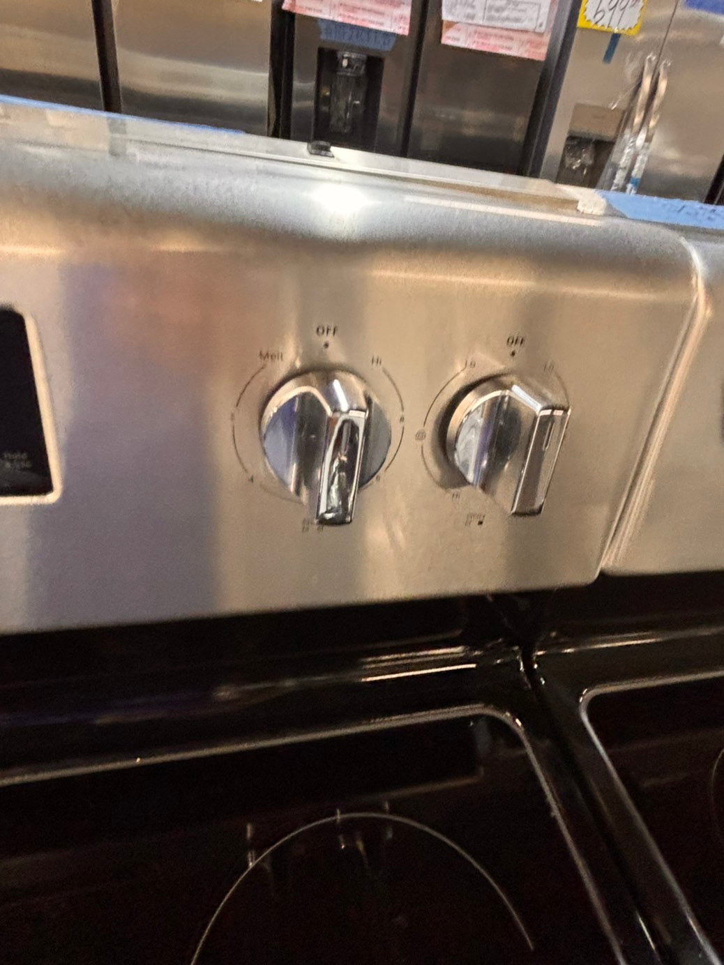 >*whirlpool electric Air-fry 220v glass top range convection-oven  bake Broil roast self clean stainless steel 30" used-Refurbished #EAF661B