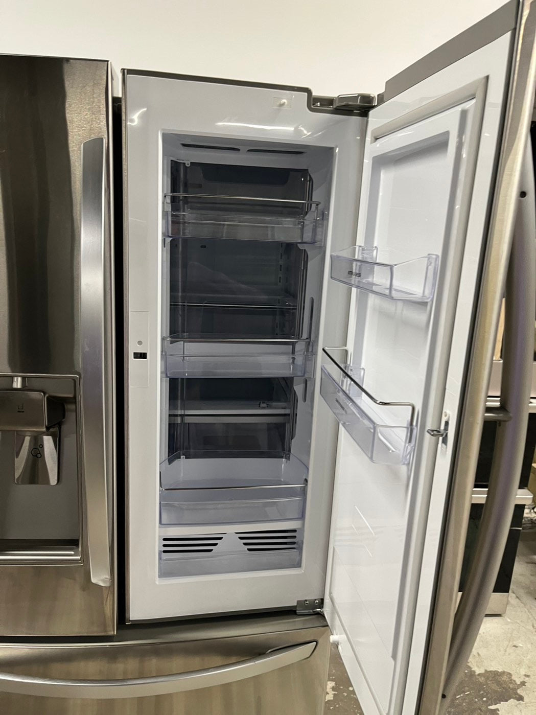 Used Refurbished LG in Door french door showcase refrigerator stainless steel w/ice & water dispenser 36" #RFLG45B