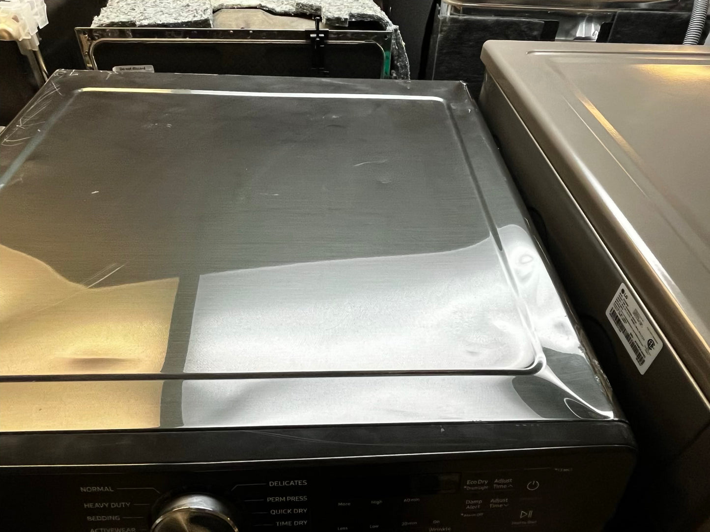 ~ ⚡️ Black Friday 🎉 New Open Box 📦 Scratch & Dent Samsung 4.5 cu. ft. High-Efficiency Front Load Washer in Brushed Black with Self-Clean+ & 7.5 cu. ft. Vented Stackable Electric Dryer in Brushed Black with Sensor Dry | Stock Number #WD6392SL