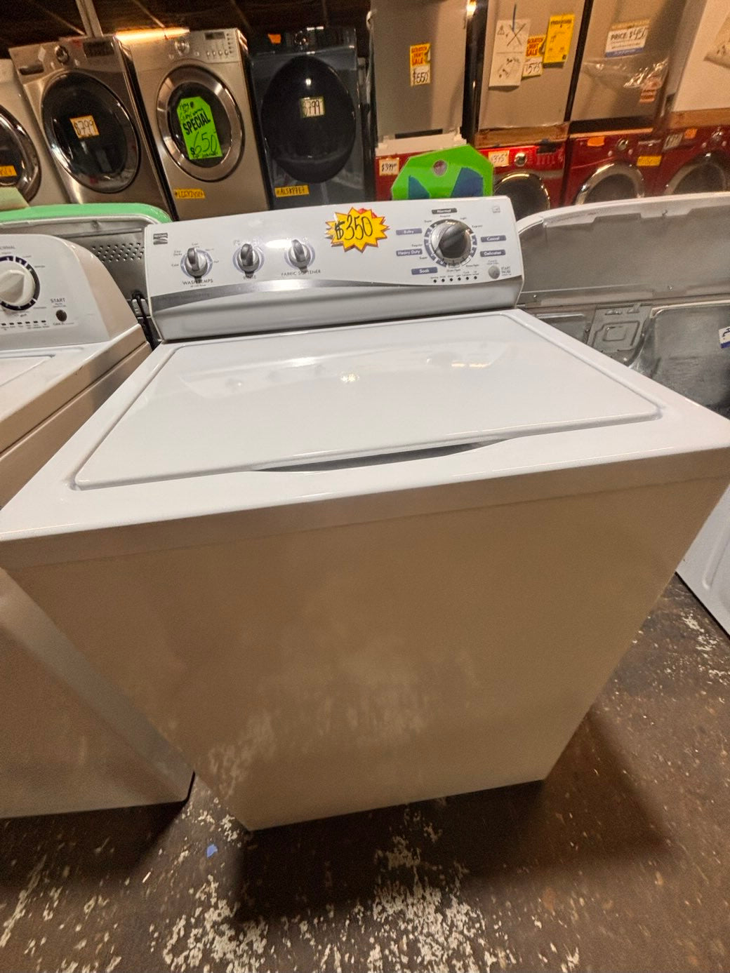 }}Kenmore energy ⭐️ Top load washing machine w agitator 27" in good condition,working 💯 with warranty ! used-Refurbished #TWH47TB