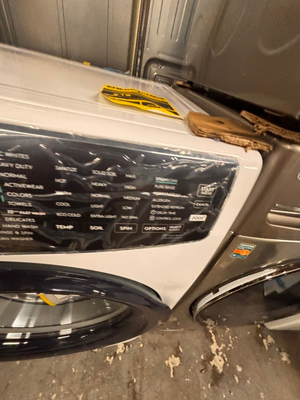 >*Electrolux front load washer& dryer set large capacity energy start , steam   new scratch and dent #FDD55XB