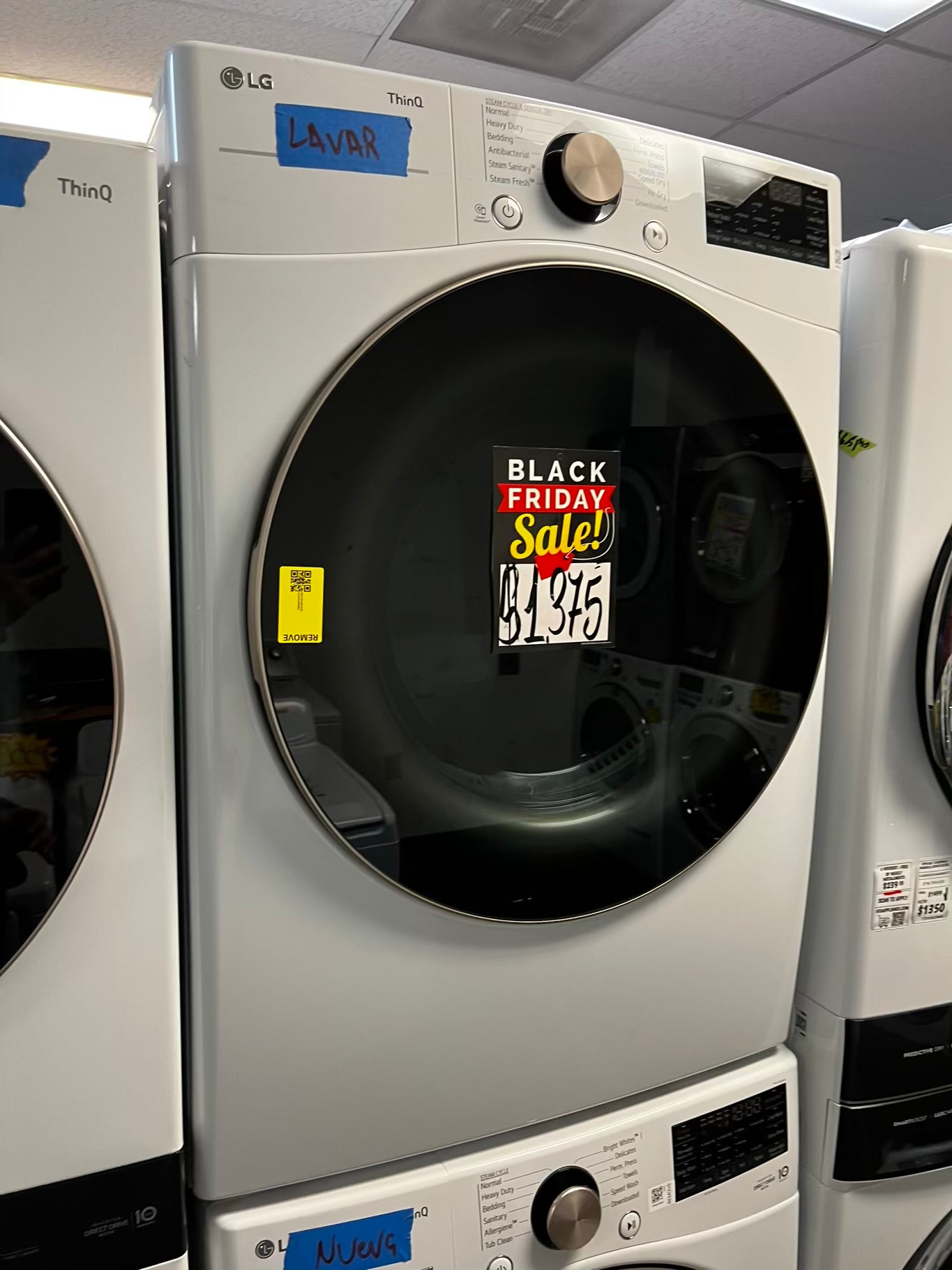 ⚡️SALE ~ New Open Box 📦 Scratch & Dent 4.5 cu. ft. Ultra Large Capacity Front Load Washer & 7.4 cu. ft. Ultra Large Capacity Smart Wi-Fi Enabled Front Load Electric Dryer with TurboSteam™ and Built-In Intelligence - in white | stock number #WD7491YL